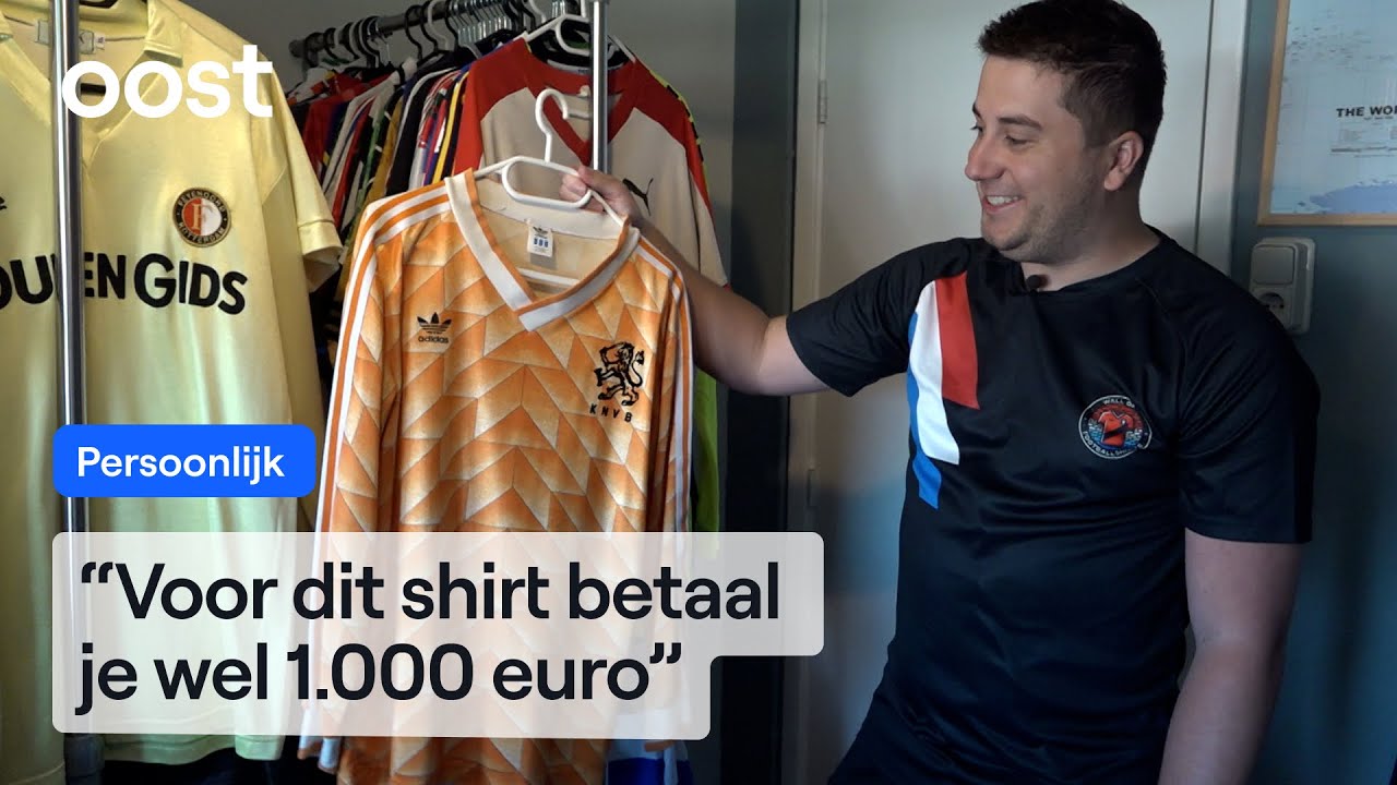 Verzamelaar Erik (28) leeft van handel in voetbalshirts | RTV Oost