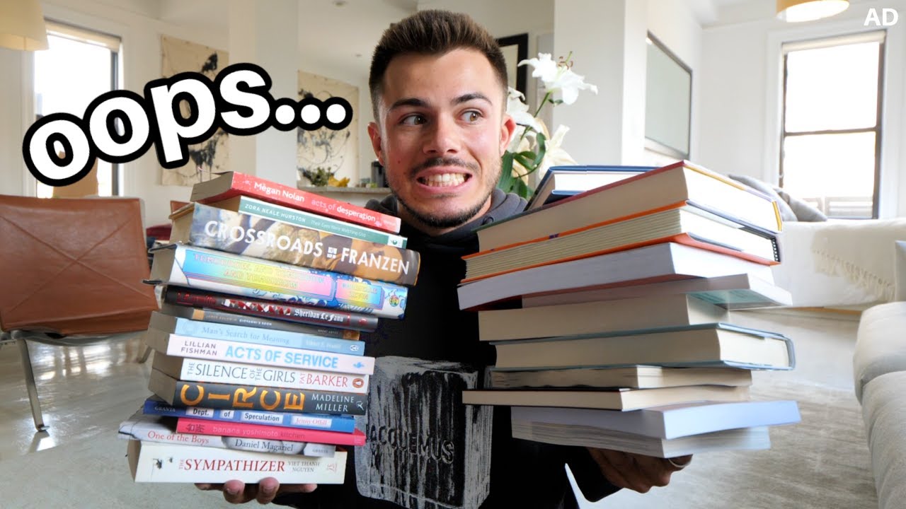 every book i brought with me for my move to new york city