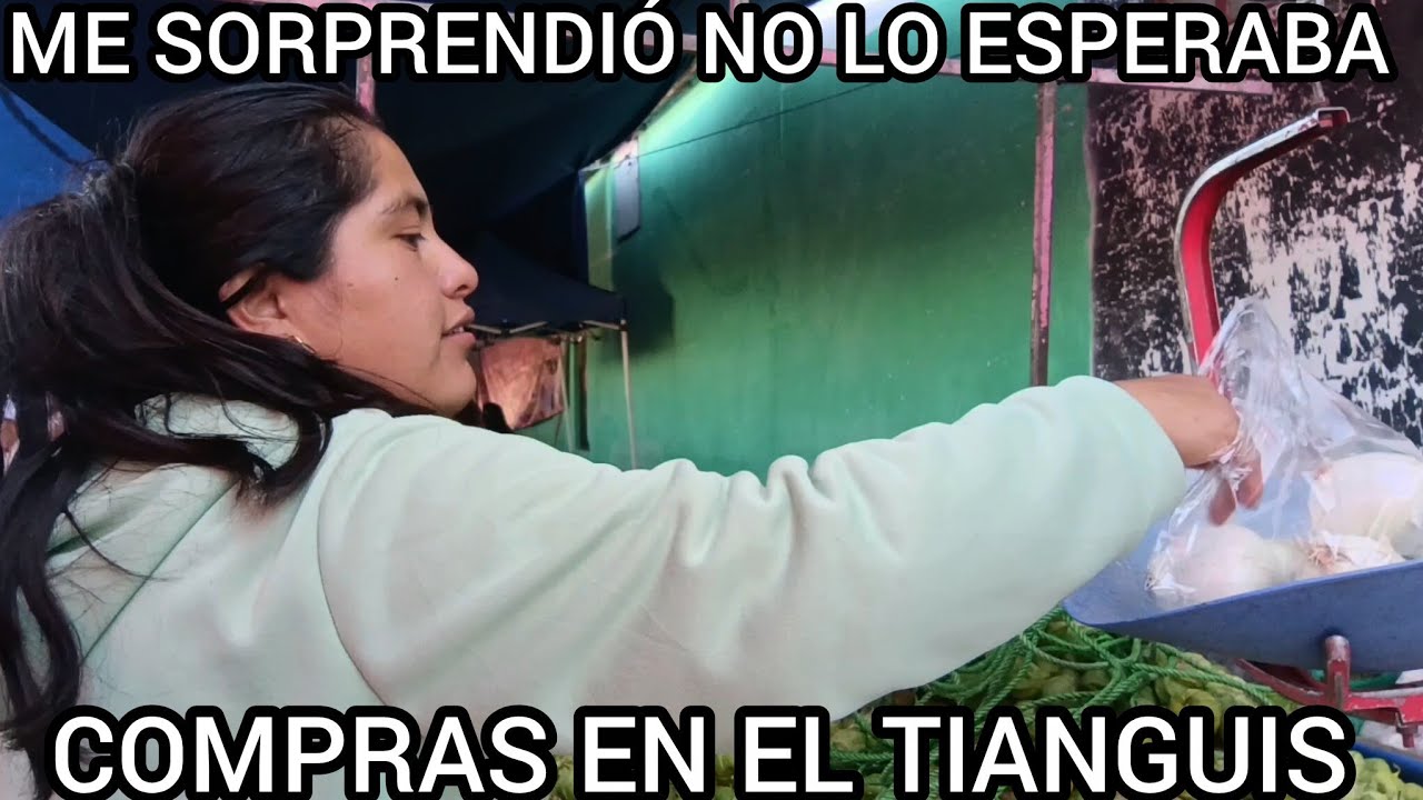 LLEGÓ DE SORPRESA MI MAMÁ AHORA SI ME SORPRENDIÓ 😉 COMPRANDO EN EL TIANGUIS 