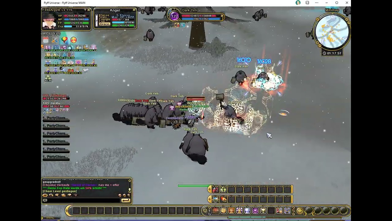Flyff Universe Lvl116 AOE Psykeeper | Yeti