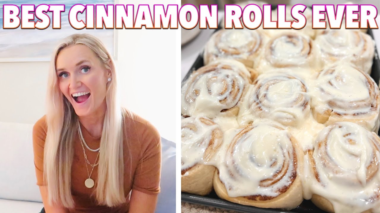WORLD'S BEST CINNAMON ROLL RECIPE 😋 HOW TO MAKE HOMEMADE CINNAMON ROLLS FROM SCRATCH! FAIL PROOF!