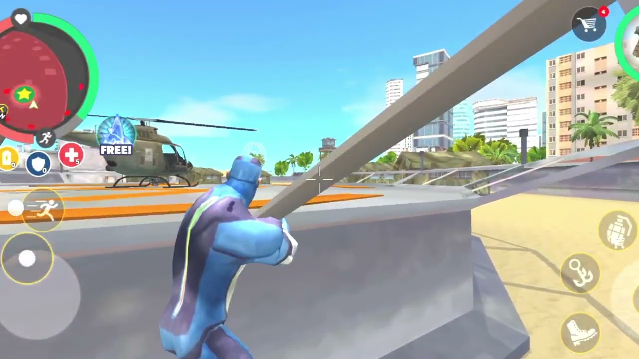 हेलीकाप्टर चुराने गया और अलार्म बज पड़ी 😂🤣 #gaming #video 
