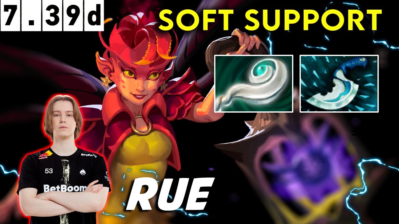 Rue Dark Willow Soft Support - Dota 2 Patch 7.39d Pro PlayerGameplay