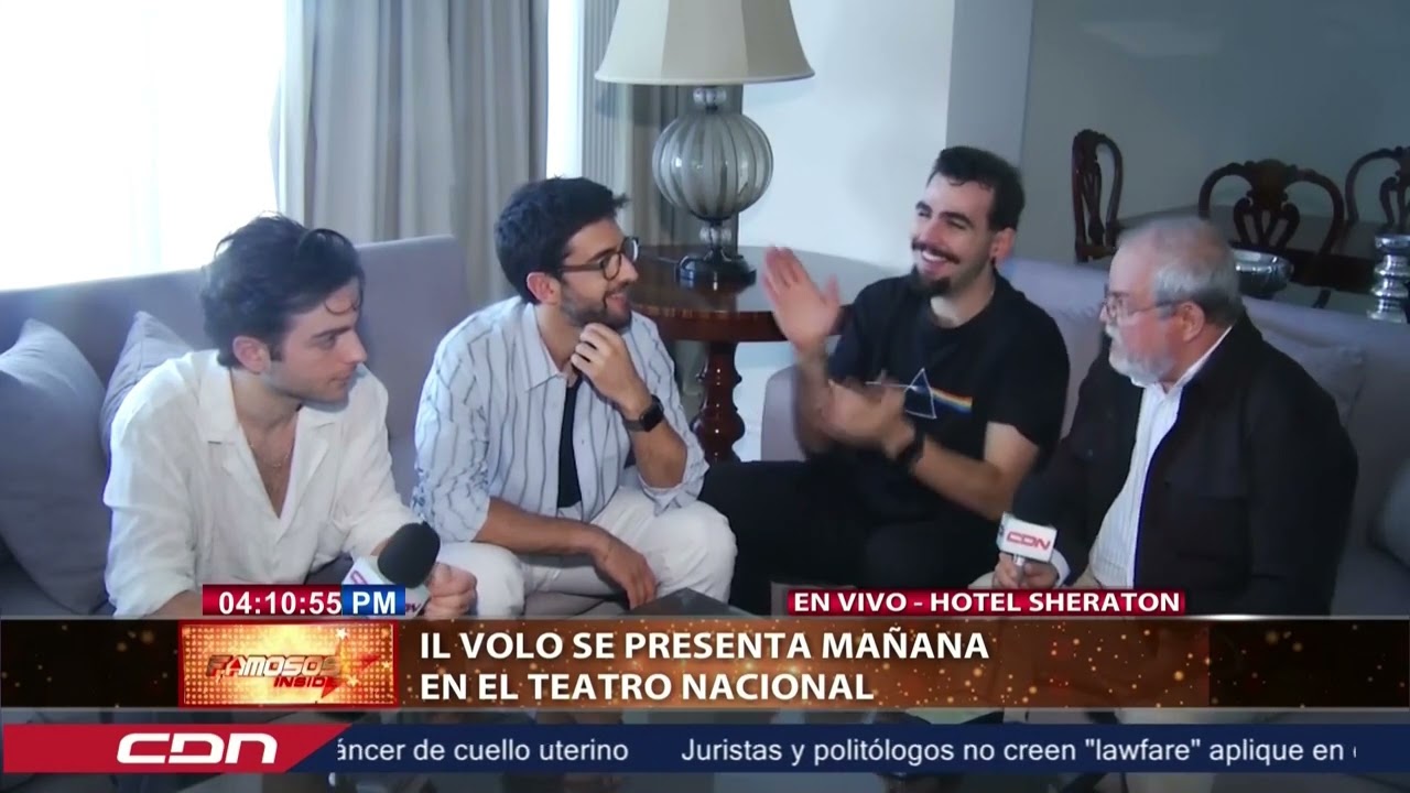 Entrevista al grupo musical italiano I Volo; se presentan hoy en el Teatro Nacional - Famosos Inside