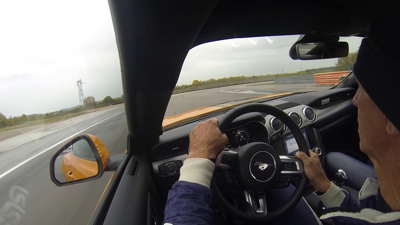Sportive de l'année Echappement 2018 François Delecour Ford Mustang GT Circuit de Dijon-Prenois