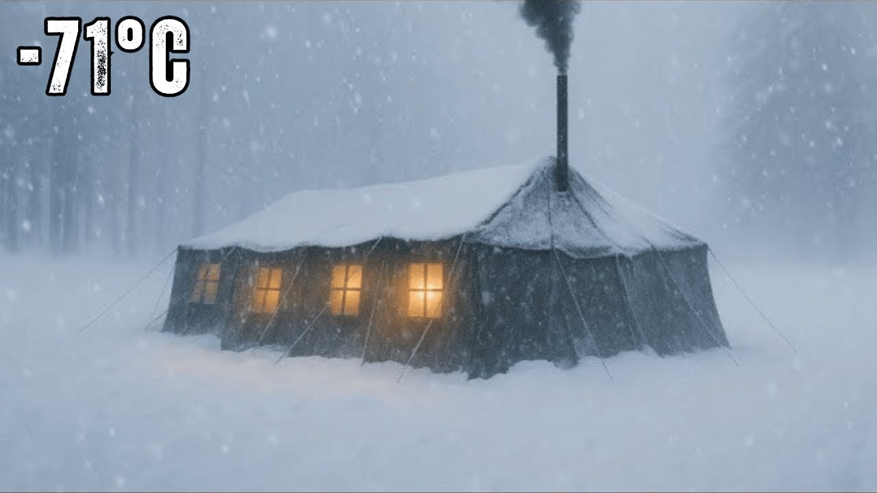 -71&deg;C at YAKUTIA CAMPING in The HEART of SIBERIA