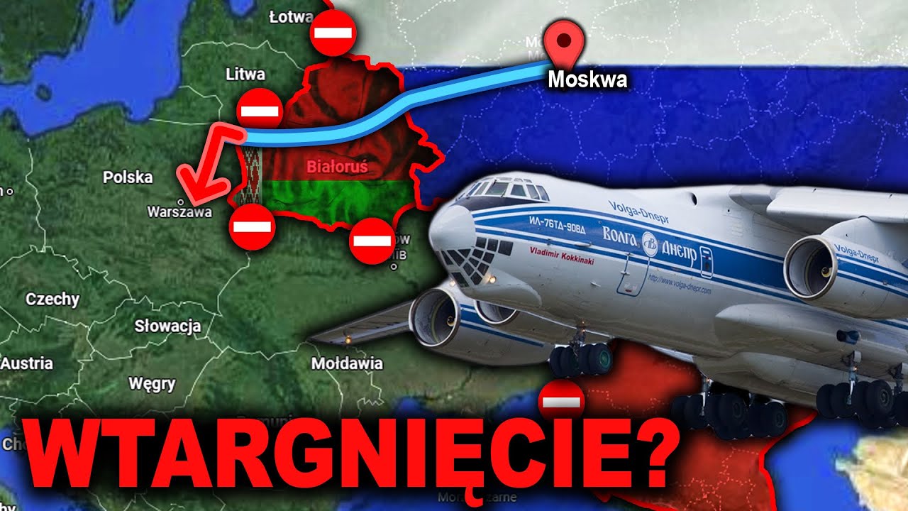 ROSYJSKI samolot wleciał nad TERYTORIUM POLSKI