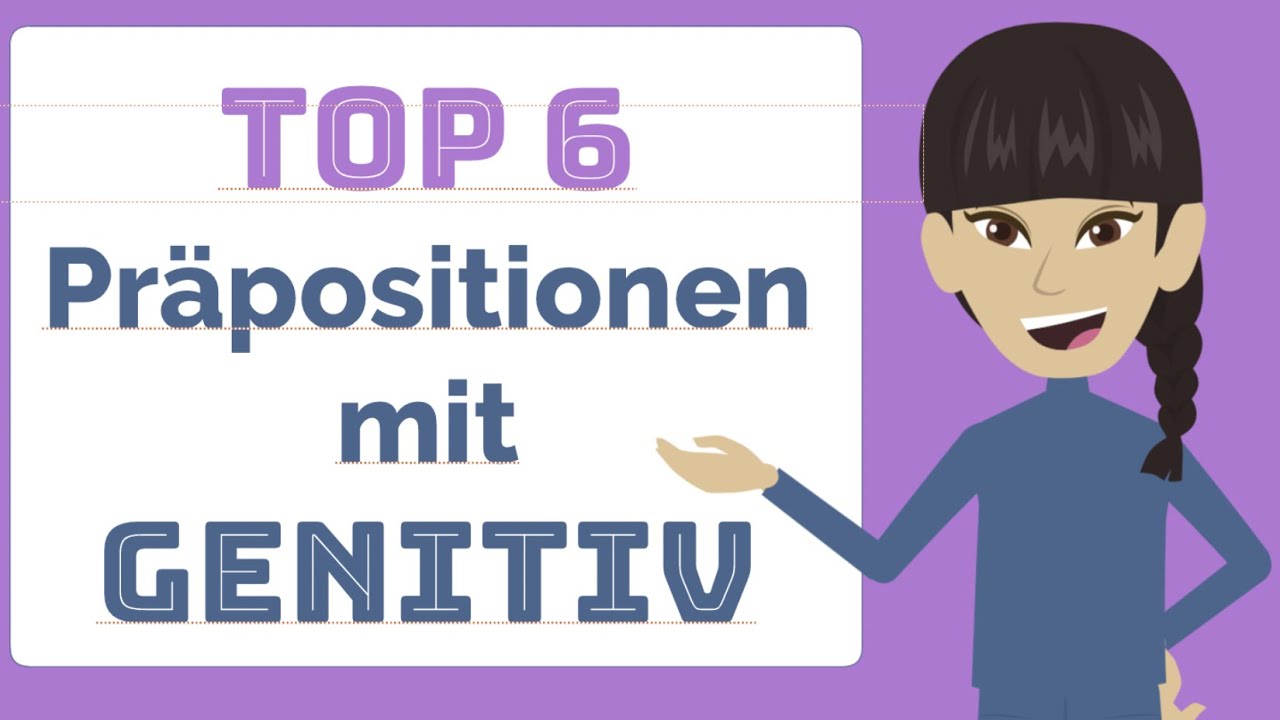 Deutsch lernen: Top 6 Präpositionen mit Genitiv | Learn German | Grammatik | B1, wegen, trotz, statt