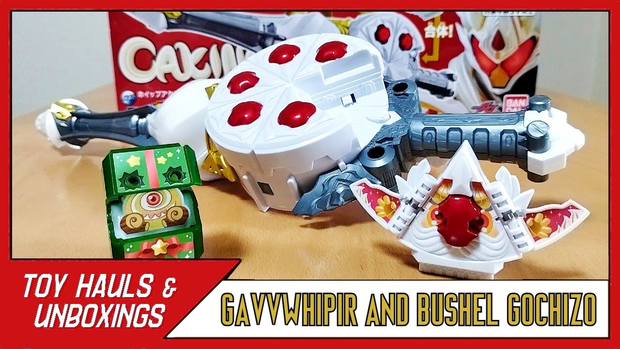 DX GAVV WHIPIR WITH CAKING GOCHIZO & BUSHEL GOCHIZO CAMPAIGN ITEM UNBOXING! | Kamen Rider Gavv Toys