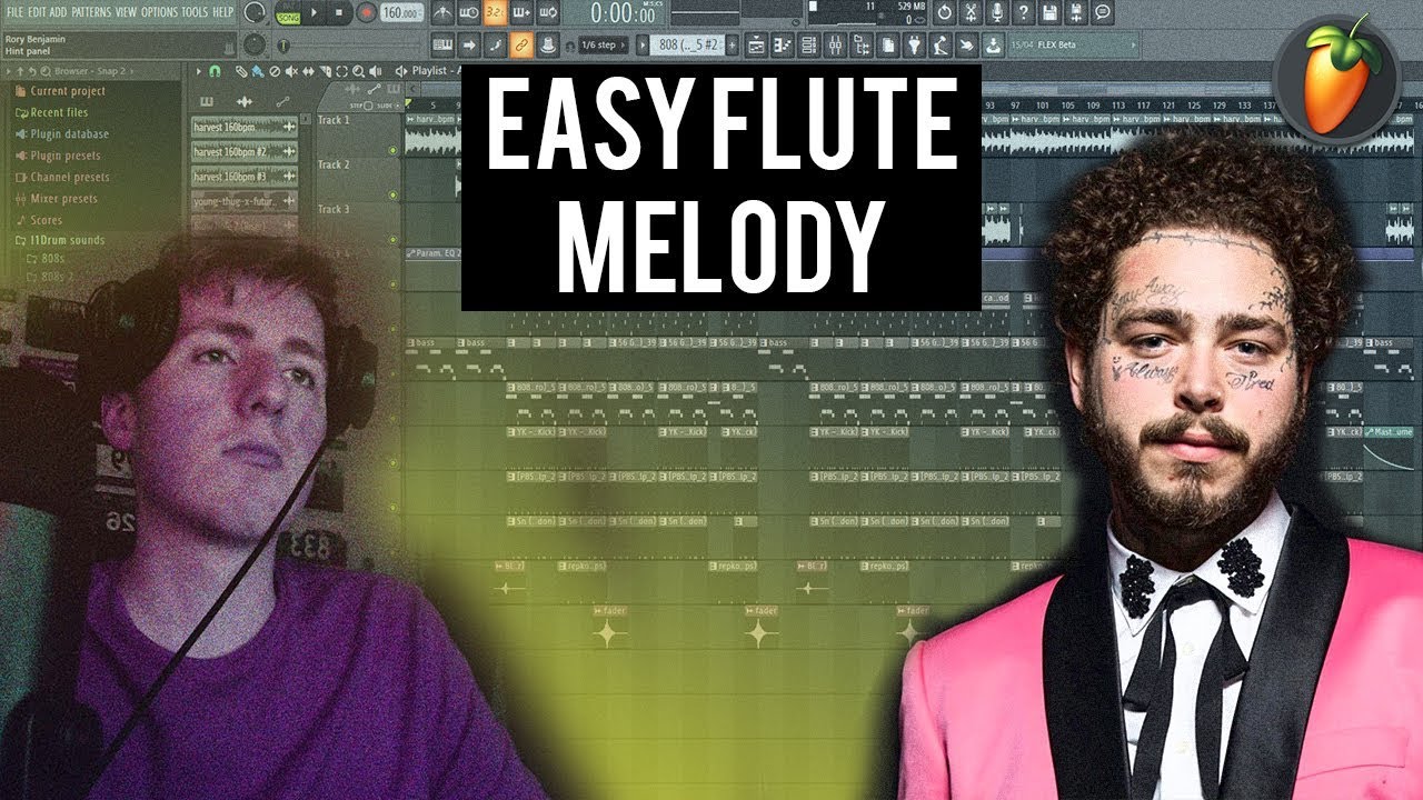 MAKING A FLUTE  BEAT FOR POST MALONE (Rich and Sad)
