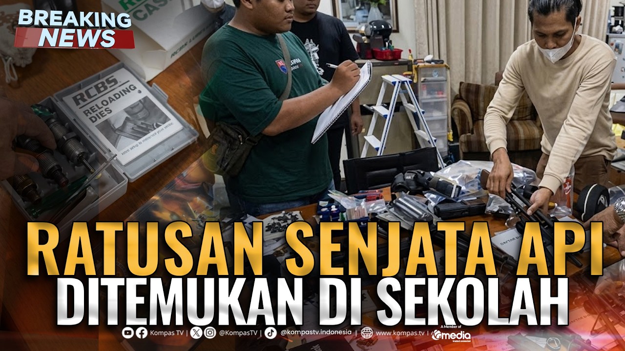 🔴BREAKING NEWS - Ratusan Senjata Api Ditemukan di Sekolah