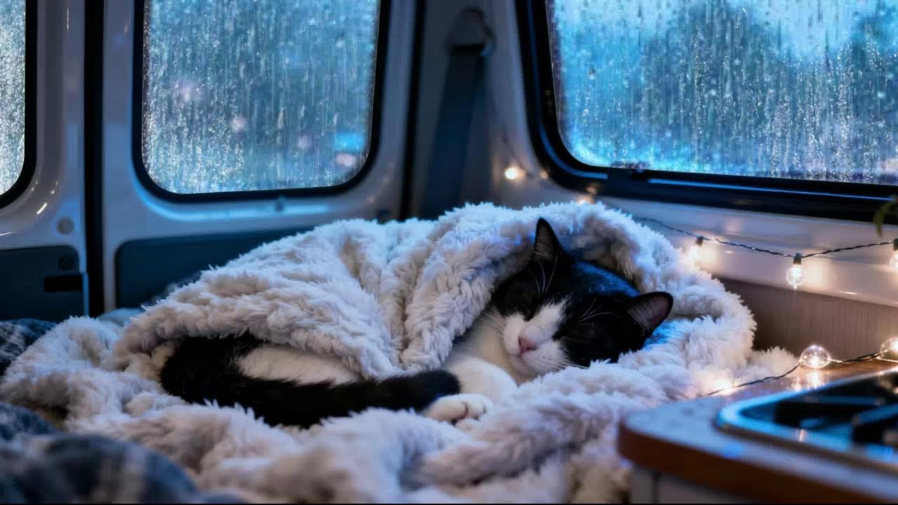 Ultra Relaxing Rain on Car Roof at Night | Sleep, Focus, Meditate