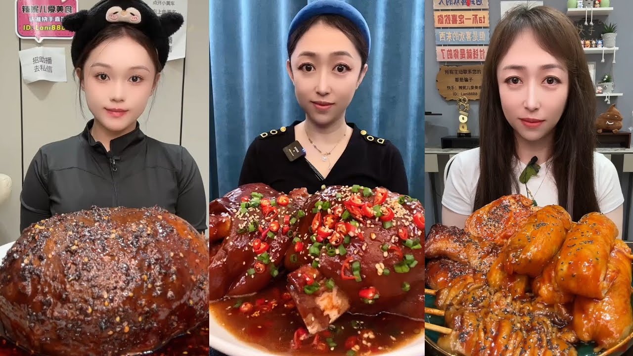 Mukbang #04:Eat rib belly braised pork intestine belly boil #mukbang #yummy #delicious 