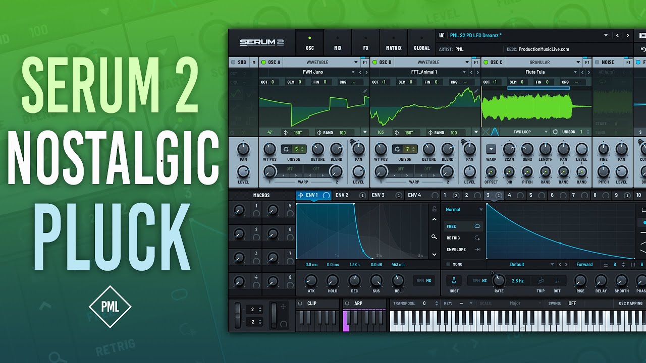 Serum 2 Tutorial | Bittersweet Pluck for Melodic, Deep and Progressive House