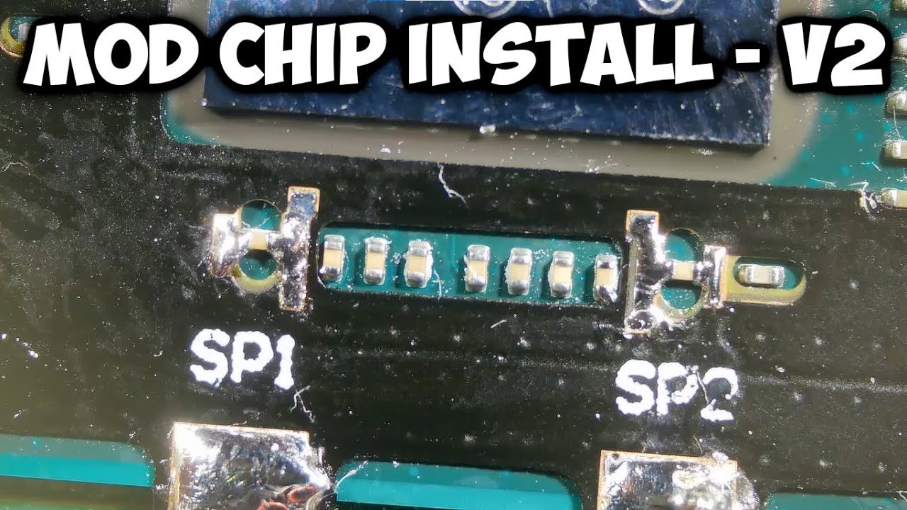 How to install a V2 Mod chip - up close