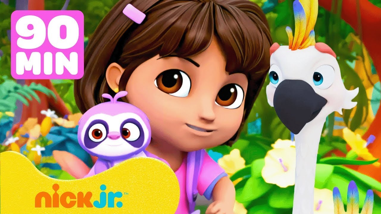 Dora ratuje zwierzęta z dżungli przez 90 minut! | Nick Jr. Polska