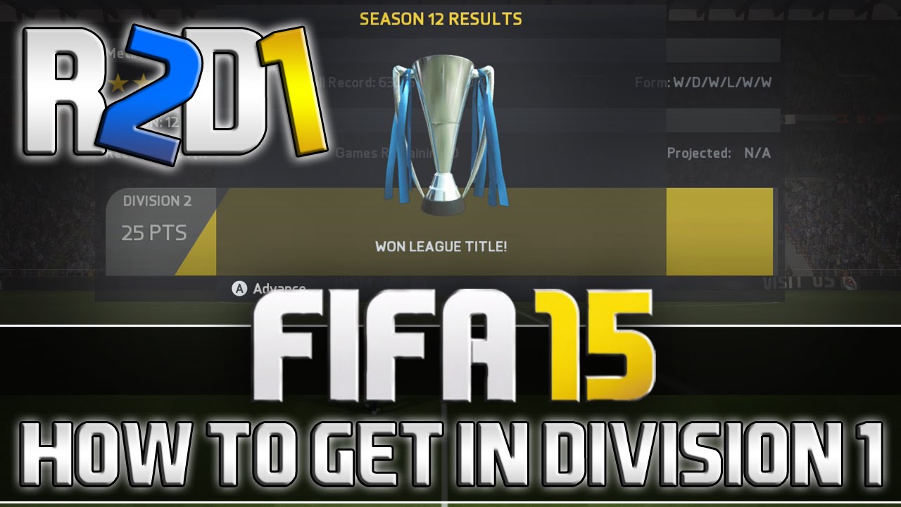 Fifa 15 | How to get in Division 1 - How I won the Title | How to play with...? | Tips & more!