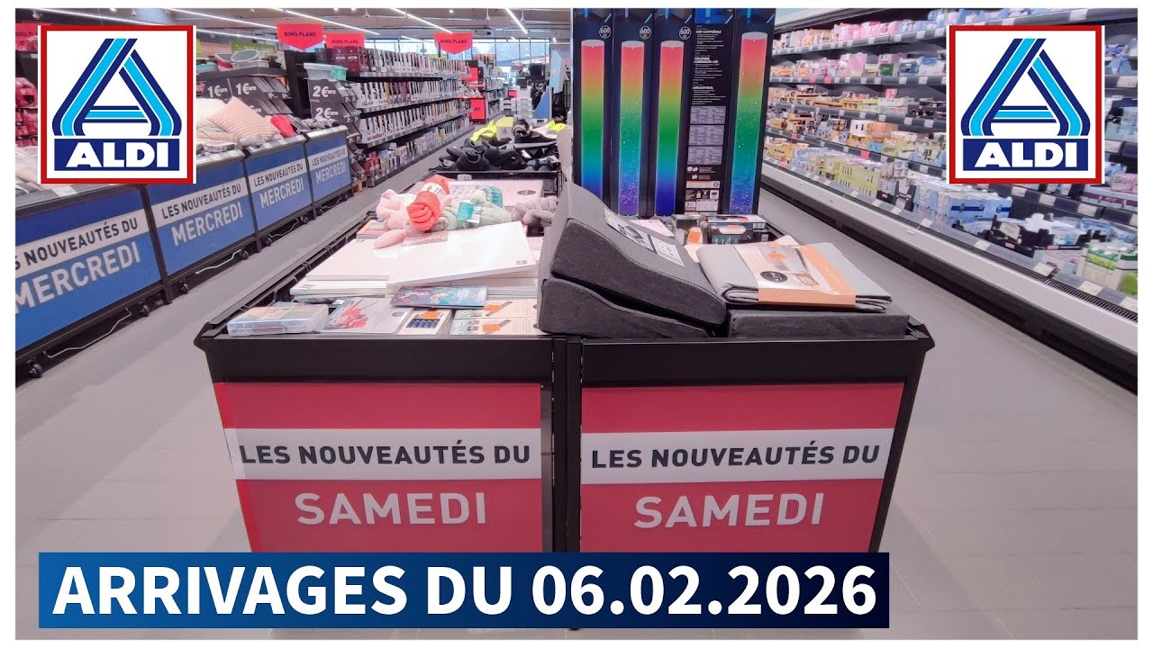 Aldi Arrivage de la Semaine 06 FÉVRIER 2026 ✨ TEXTILE ✨ CUISINE ✨ DÉCORATION ✨ CHAUSSURES #aldi