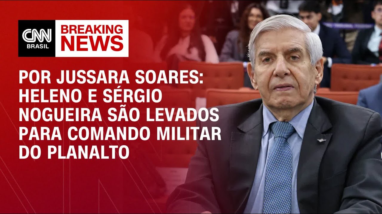 Heleno e Sérgio Nogueira são levados para Comando Militar do Planalto | BASTIDORES CNN