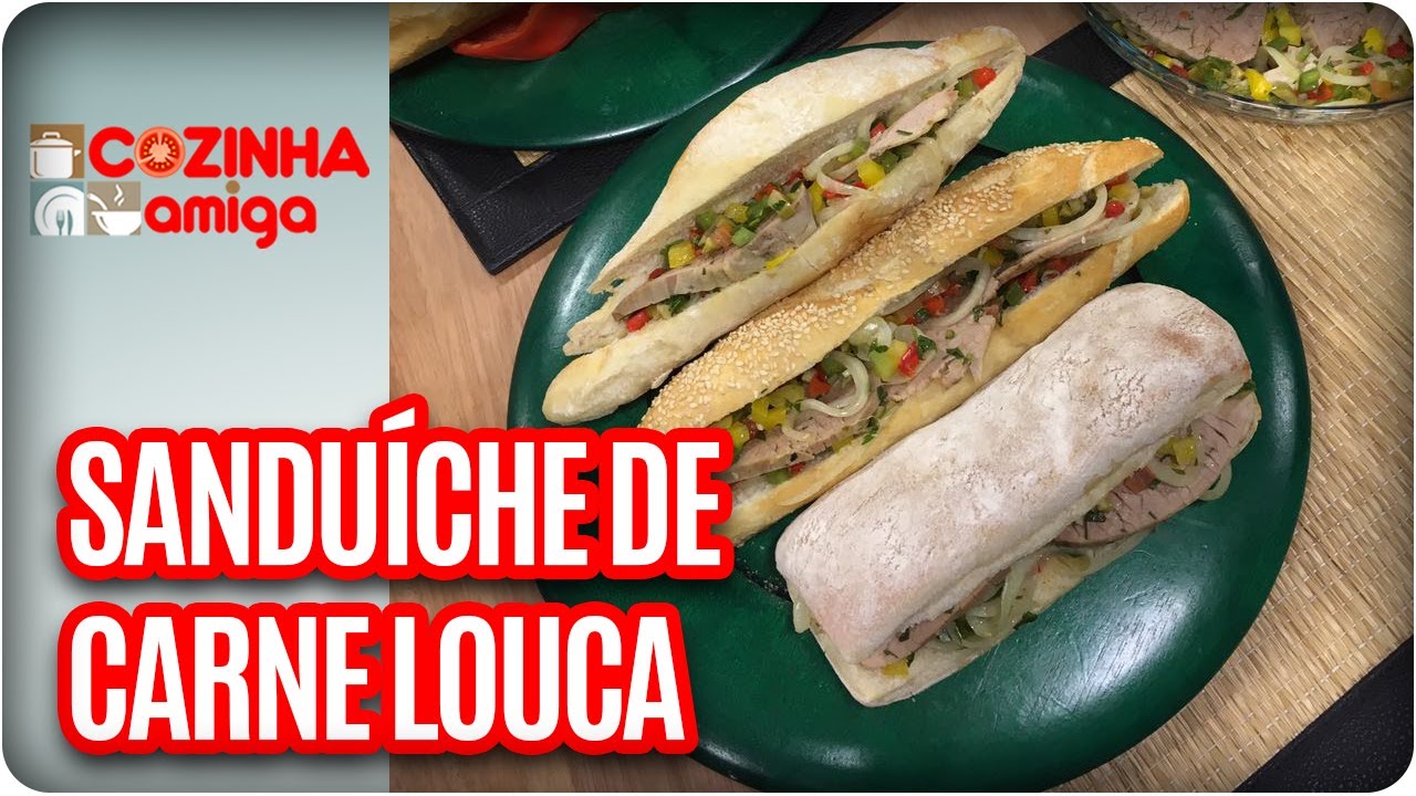 Sanduíche de carne louca e lagarto frito - Chef Gabriel Barone | Cozinha Amiga (26/05/17)