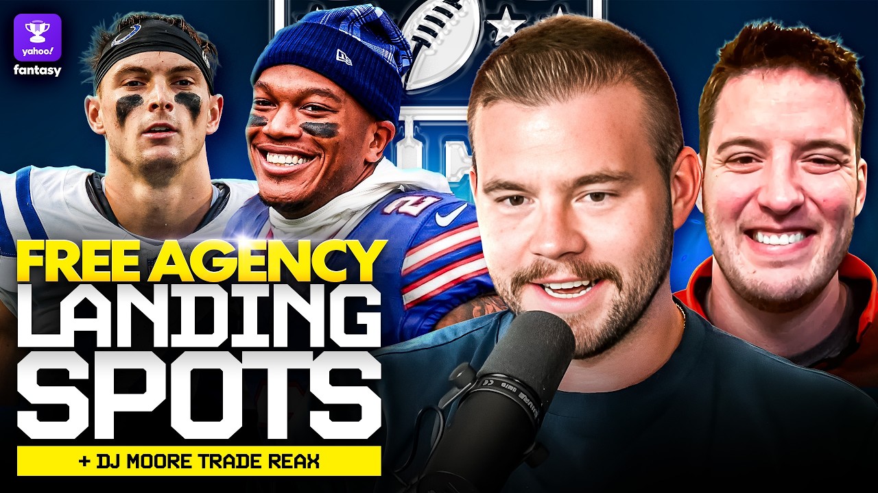 Free Agency Preview show: Wish-casting best fantasy landing spots + DJ Moore trade reaction