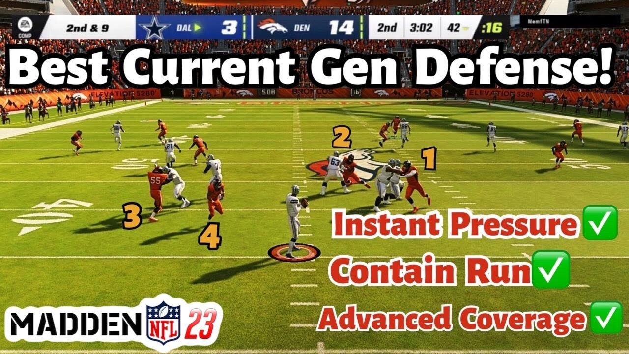 The BEST Current Gen Defense To Run On Madden 23! | Dime 14 Gameplay |