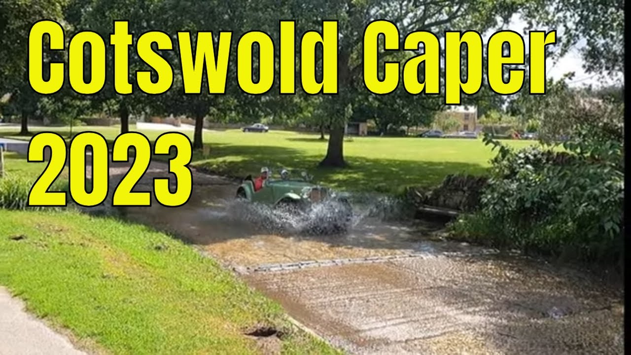 Classic cars tour the Cotswolds (with Glos MG Owners Club)