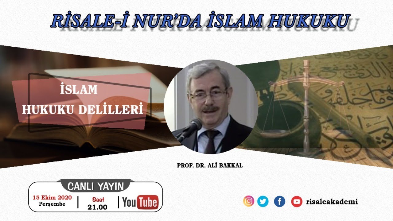 İslam Hukuku-1 'İslam Hukuku Delilleri'