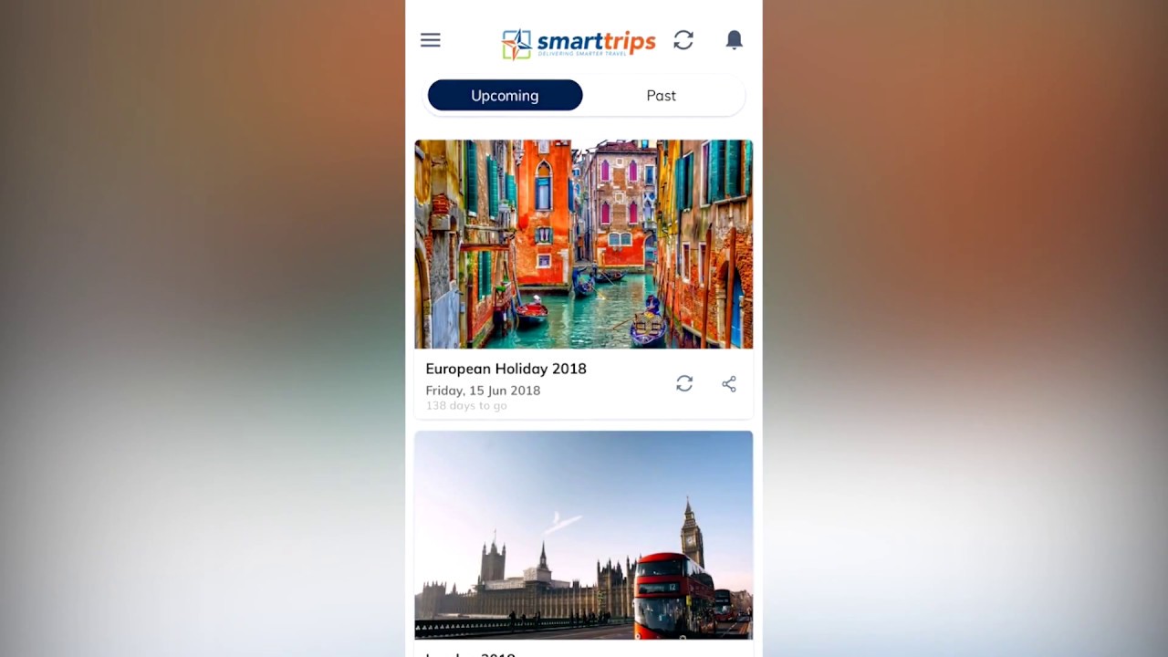 Smart Trips Phone App Demo