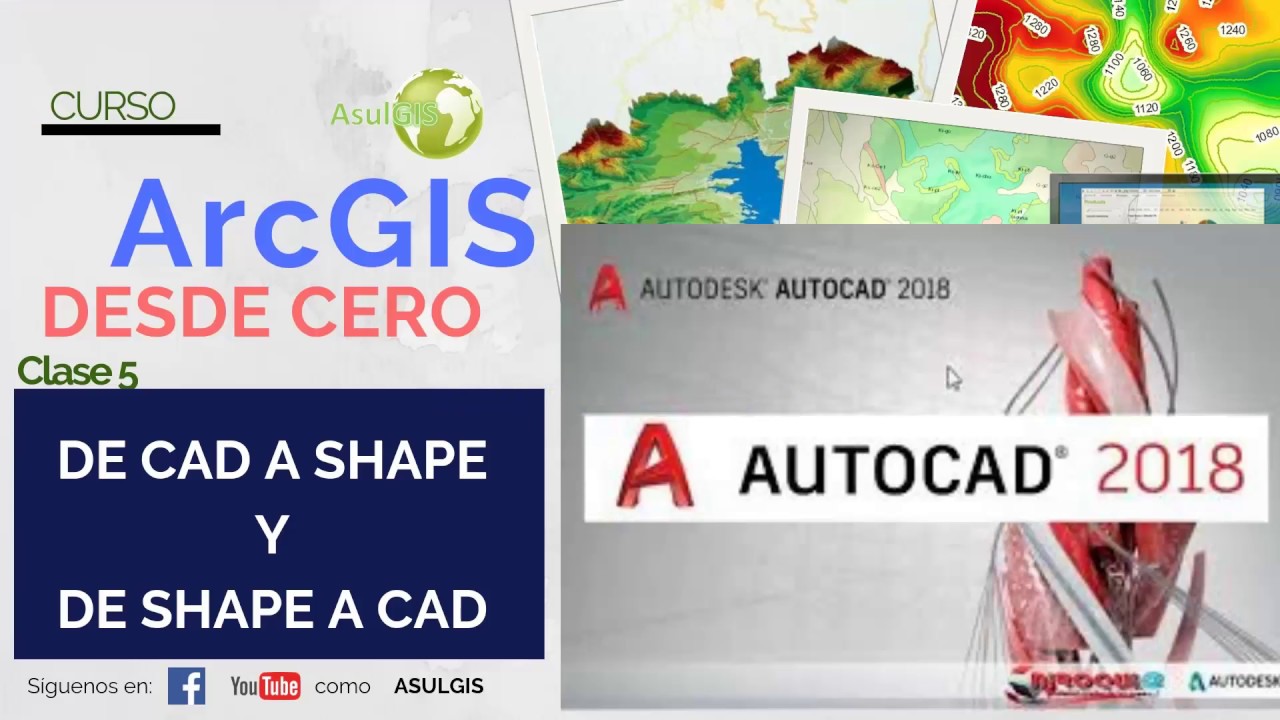 😍 De SHP a CAD y de CAD a SHAPE 🌐  - ArcGis desde Cero🔥 [Clase 5]