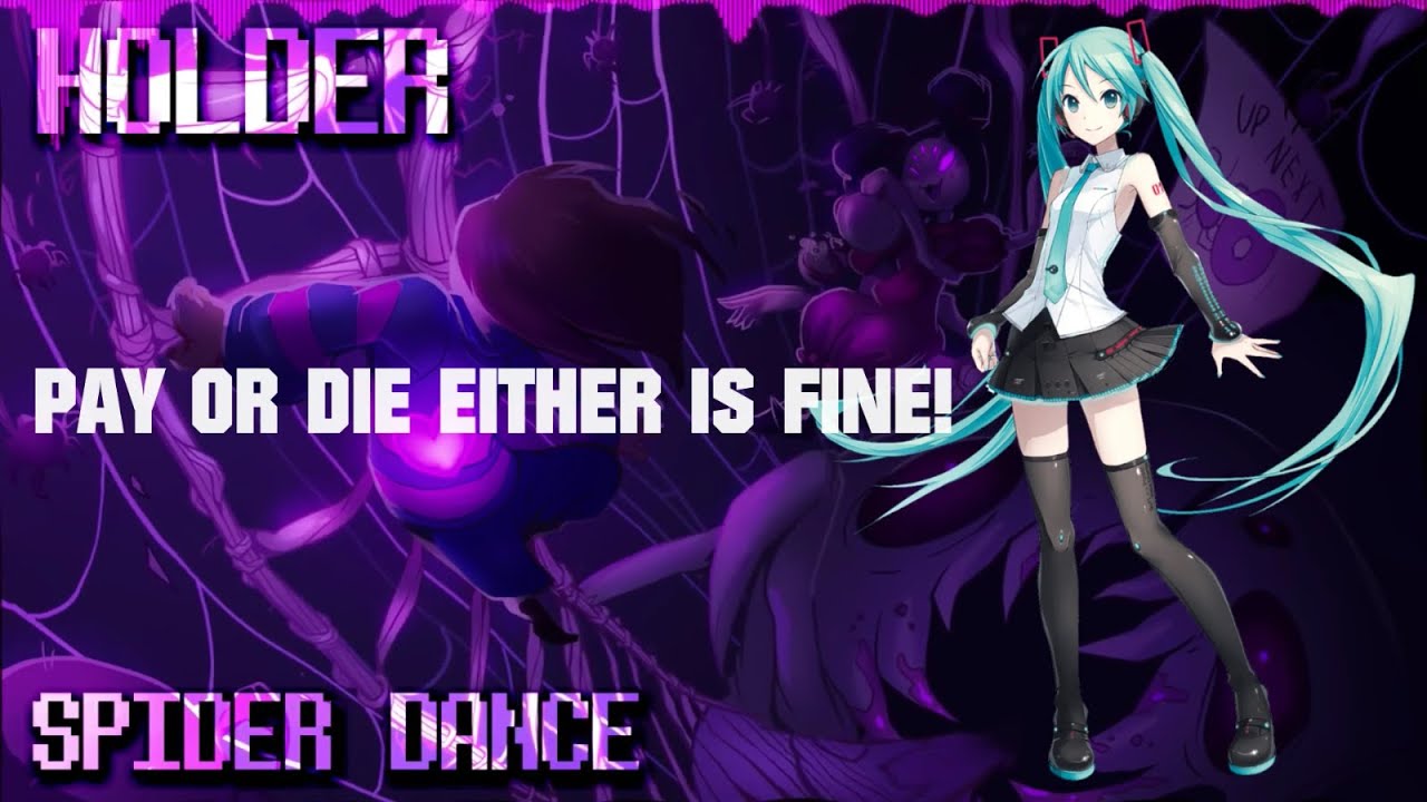 【Vocal cover】Spider dance (Undertale Remix) 【Hatsune Miku V4X】 + VSQX