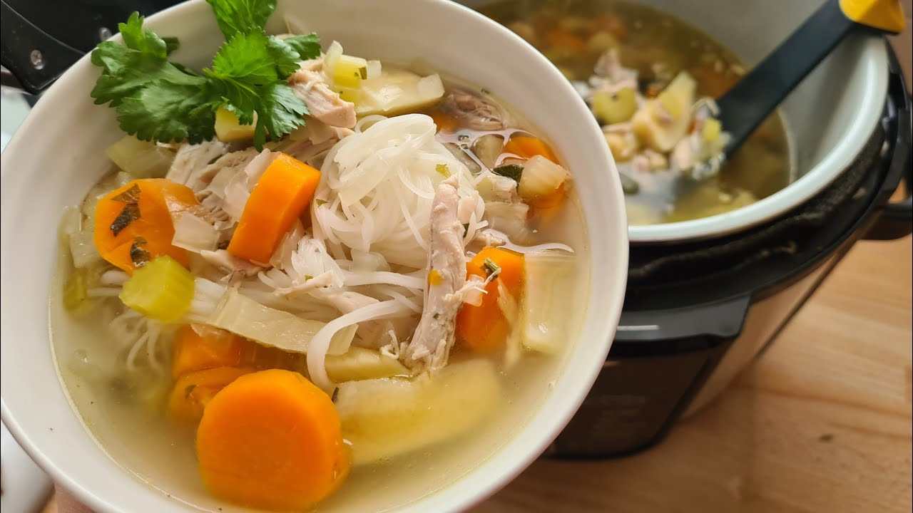 How to make Chicken Soup in Ninja Foodi or Insta Pot
