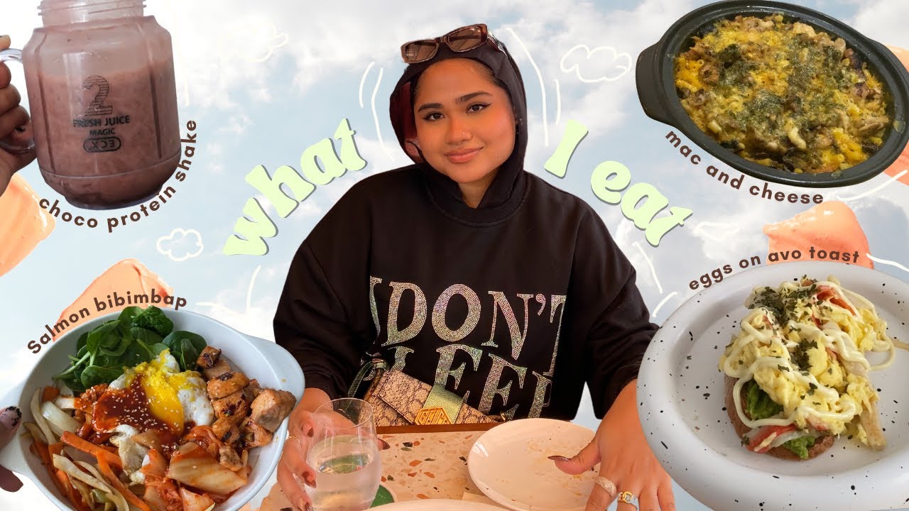 what i eat in a day: working from home 👩🏻‍💻🥪 | easy, quick & no-brainer meals!!