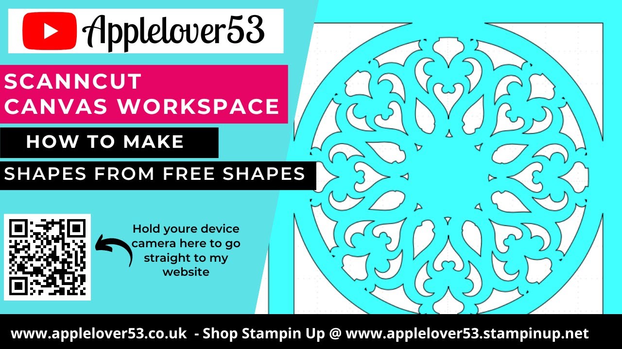 How to make shapes from shapes 2023 In ScanNCut Canvas Workspace