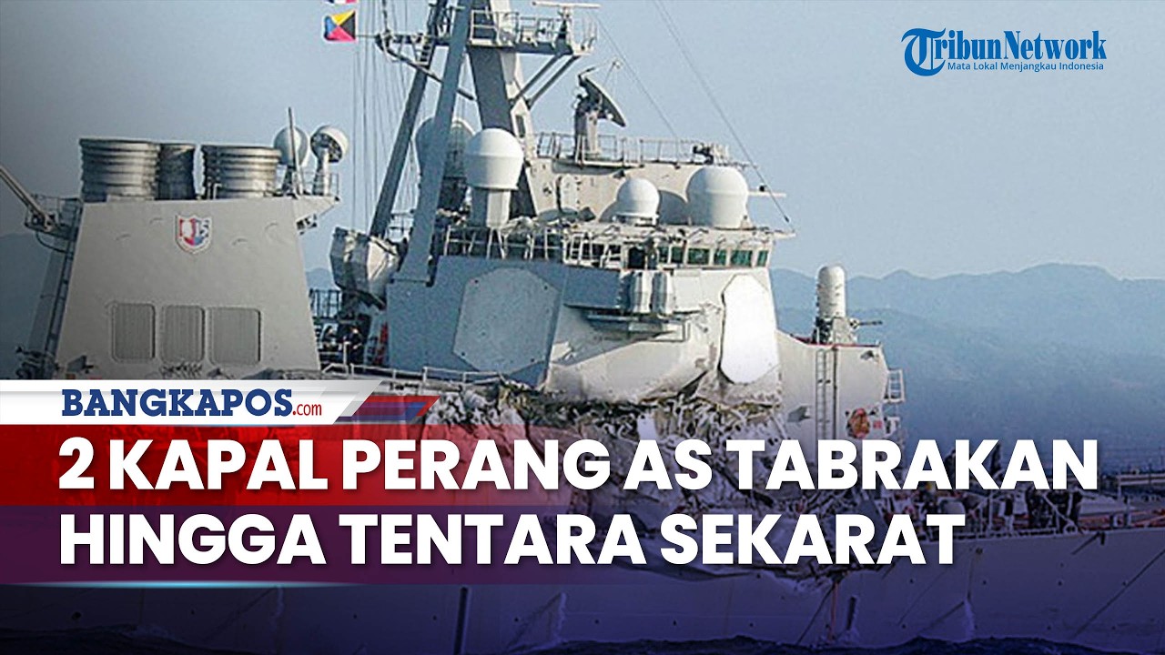 Kapal Perang AS Tabrakan saat Operasi Militer Besar-besaran,Situasi Kritis! AS Kirim Kapal Nuklir