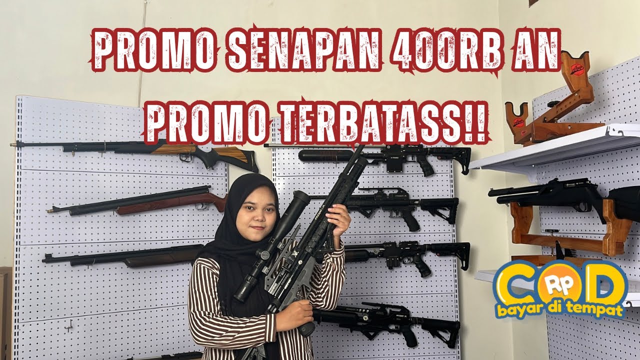 PCP MULAI 400RIBUAN!! REKOMENDASI SENAPAN ANGIN UNTUK PEMULA POWER BESAR!! #fyp