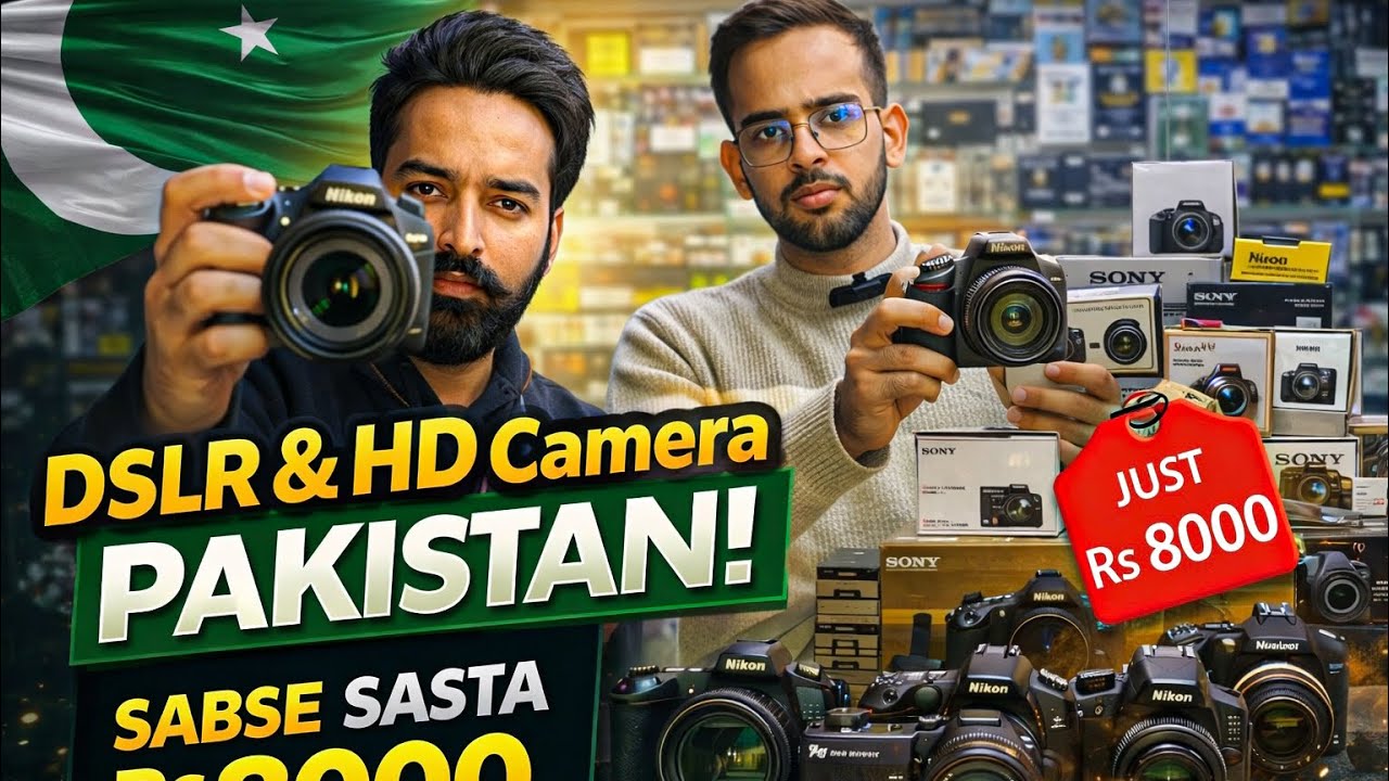 DSLR Camera Price in Karachi 2026 | Canon, Nikon, Sony, GoPro | Camera Market Karachi Pakistan
