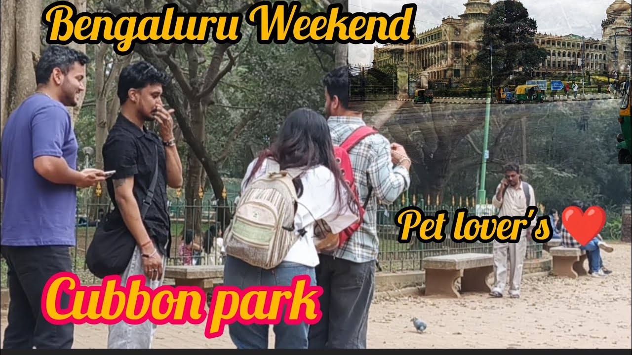ಪ್ರಾಣಿ ಪ್ರೇಮಿಗಳು ❤️❤️ ಕಬ್ಬನ್ ಪಾರ್ಕ್ Cubbon park on weekends |bengaluru weekend place #cubbon park