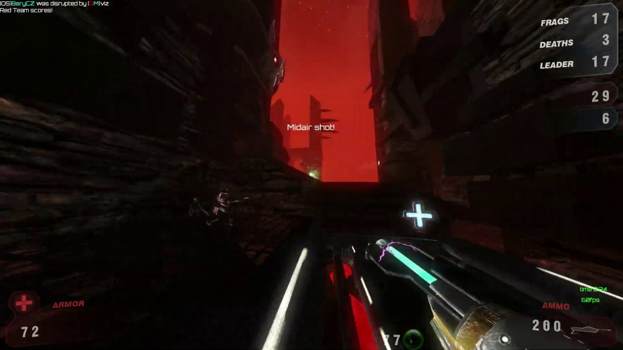 Alien Arena OS vs. GM gameplay