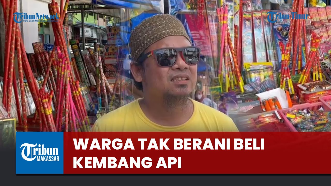 Warga Tak Berani Beli, Penjualan Kembang Api di Palopo Menurun Usai Larangan Kapolri
