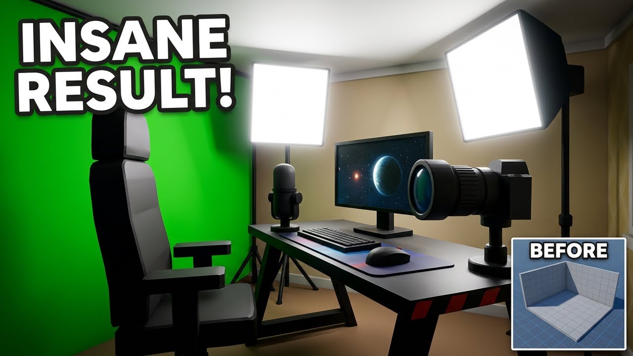Building A Podcast Studio In Roblox!