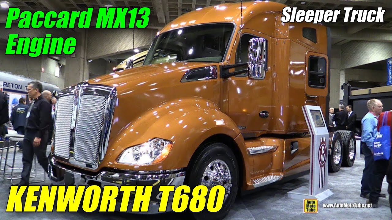 2015 Kenworth T680 Truck with Paccar MX 13 Engine - Exterior, Interior Walkaround - 2015 Expocam MTL