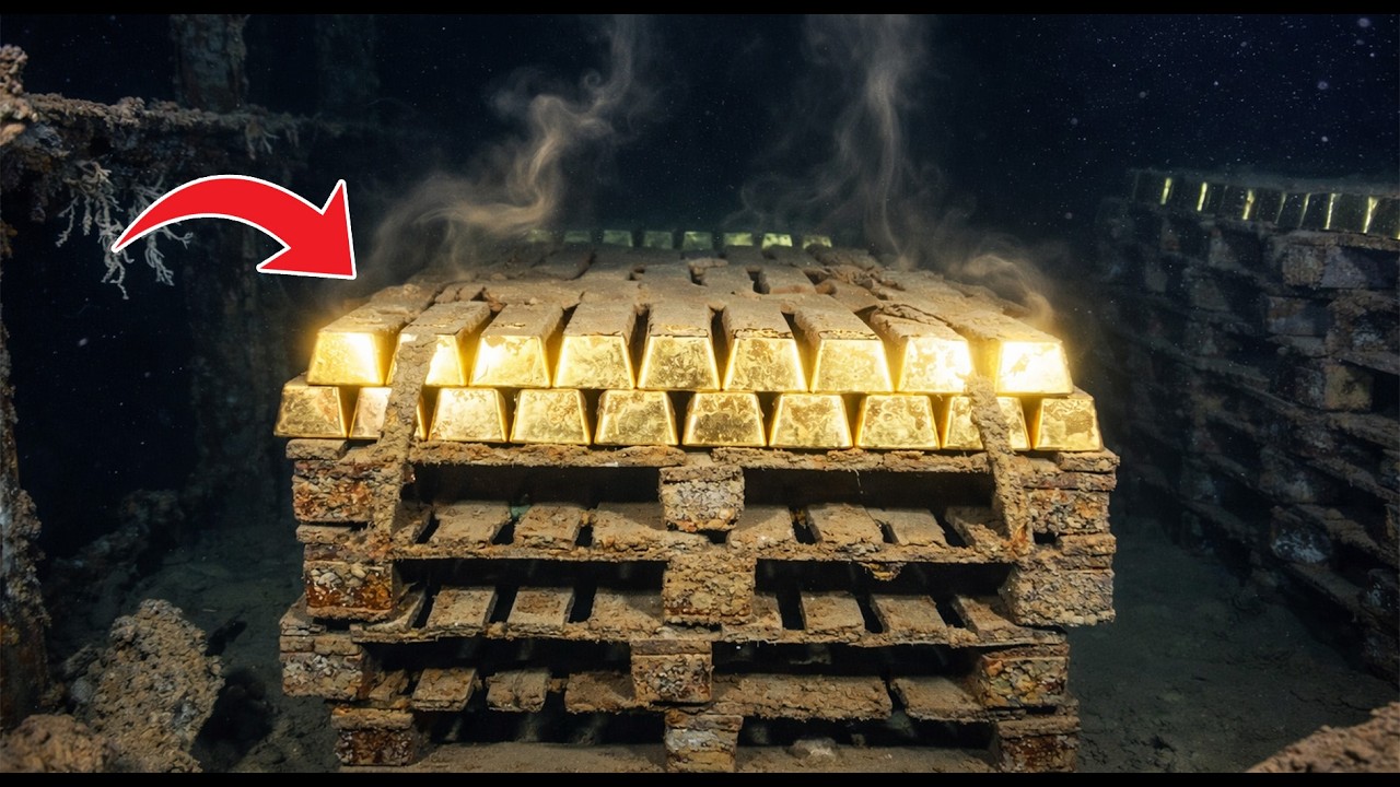 Inside the Lost WWII GOLD CONVOY Frozen on the Ocean Floor