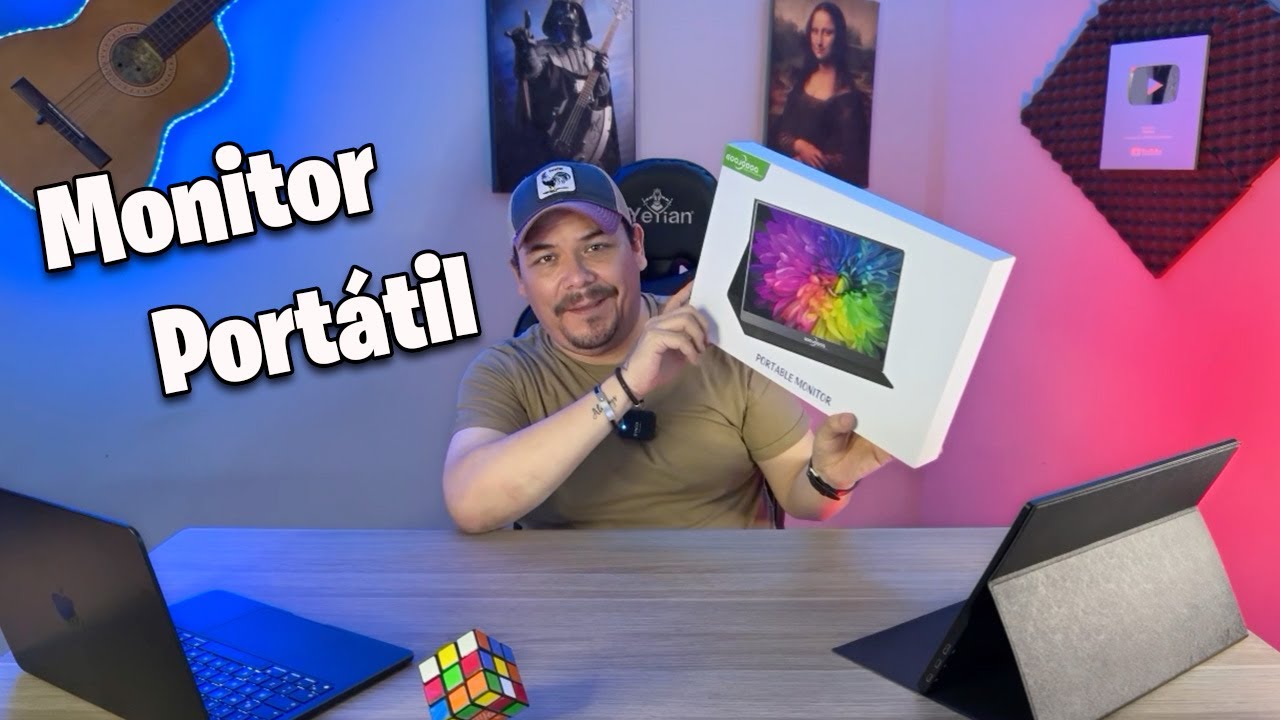 El mejor y barato MONITOR PORTÁTIL DE 15.6' *Para celulares, Consolas y Pc*