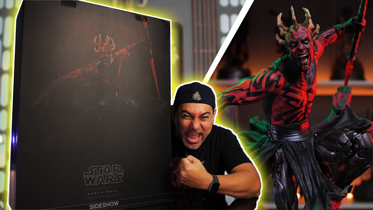 Sideshow Darth Maul Mythos Statue Unboxing - Star Wars Clone Wars!