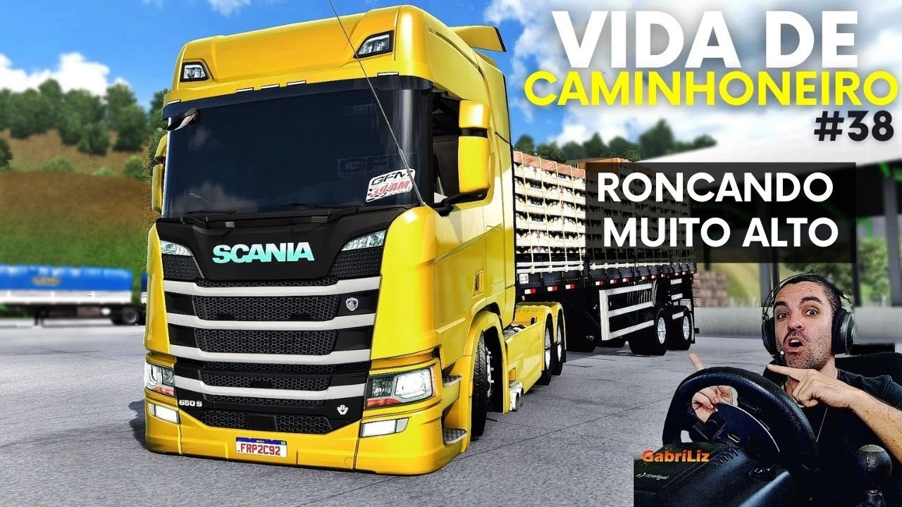 DIRIGI O PIKACHU DO BOCÃO RONCANDO ALTO - Vida de Caminhoneiro #38 ETS2