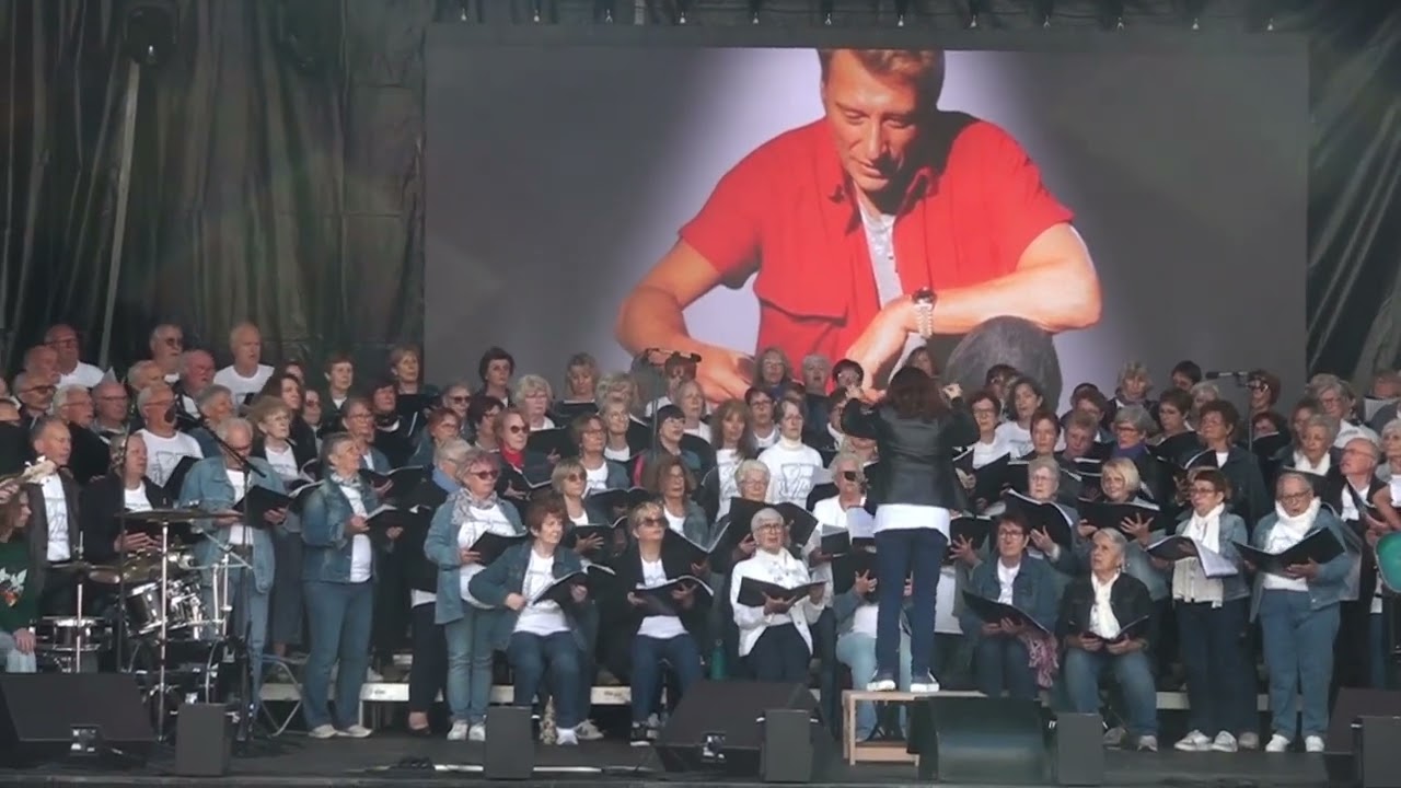 Johnny concert 2e  partie Limoges palais des expositions 15 juin 2024