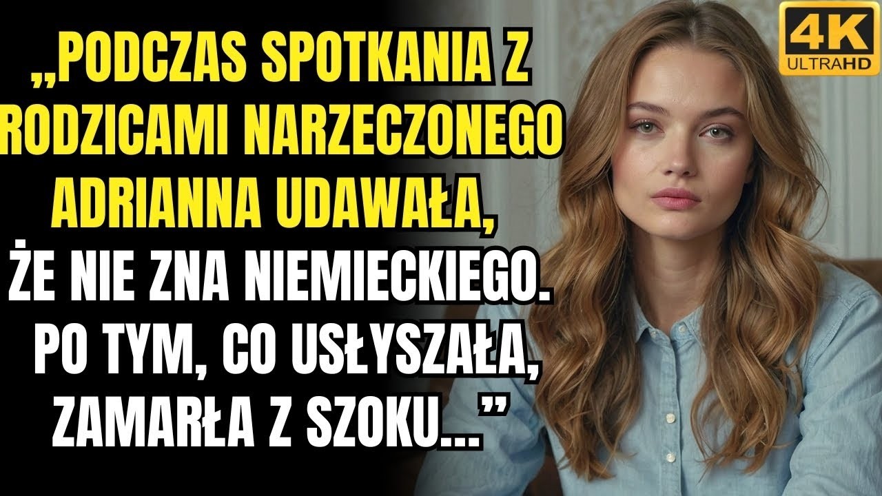 „Podczas spotkania z rodzicami narzeczonego Adrianna udawała, że nie zna niemieckiego ”