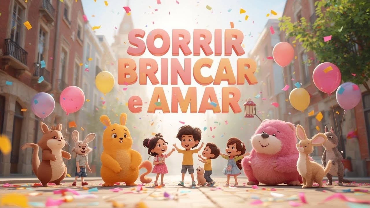 🌈✨ Sorrir, Brincar e Amar – Uma Canção de Alegria! 😄💛