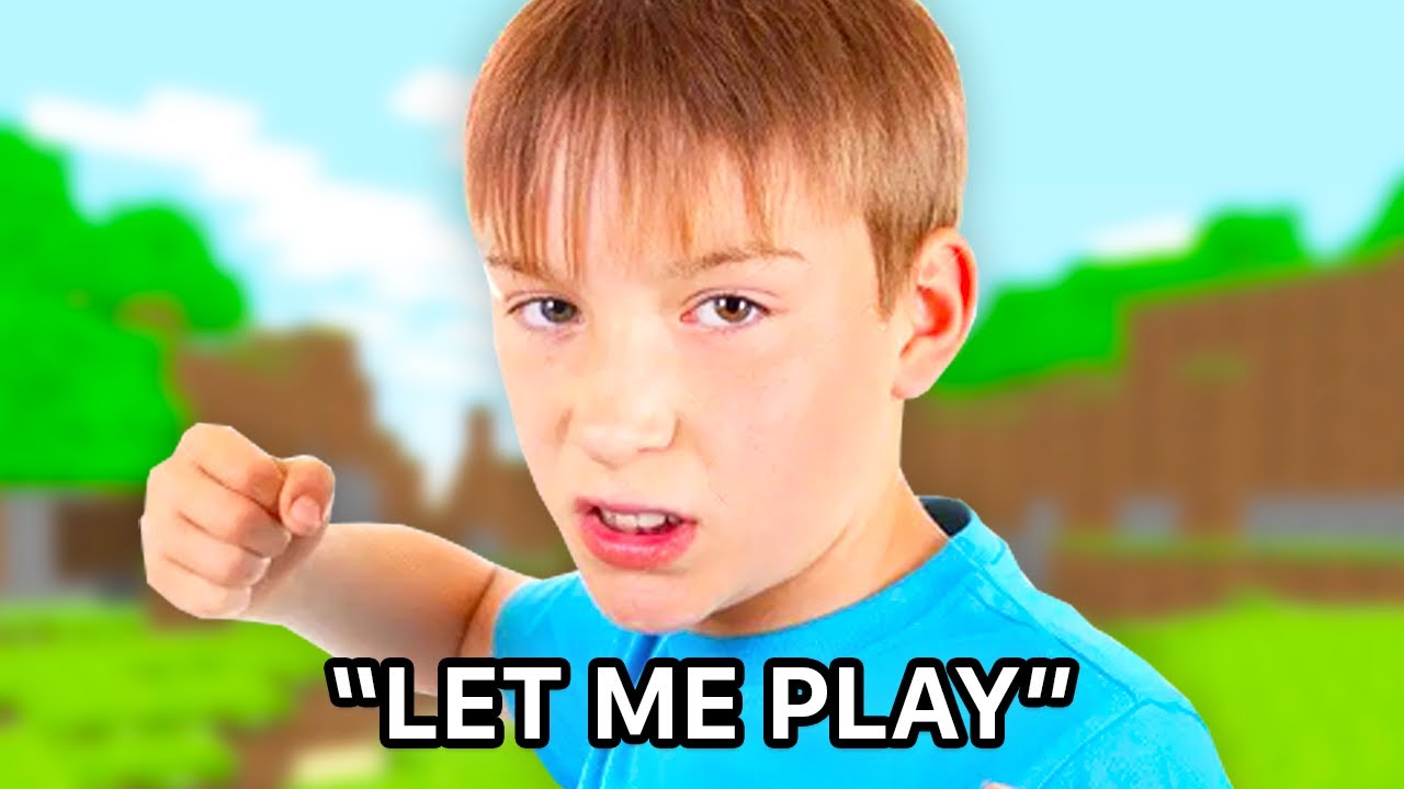 minecraft kid smashed my ipad...